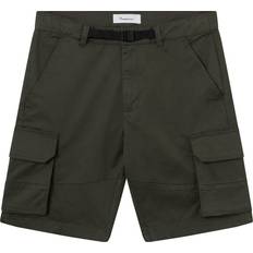 Knowledge Cotton Apparel Shorts Knowledge Cotton Apparel KnowledgeCotton Apparel Men's Cargo Stretched Twill Shorts, 34, Forrest Night
