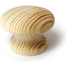 Wooden Pine 35mm Cabinet Knob Pack of 6 Elite Knobs &