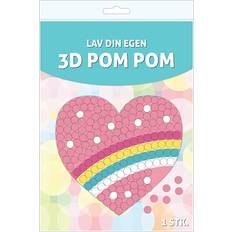1Conzept Pom Pom 3D hjerte På lager i butik
