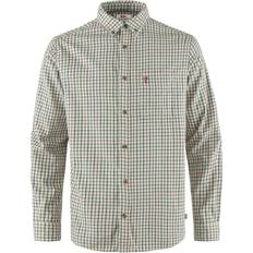 Ull Skjortor på rea Fjällräven Men's Sörmland Lite Flannel Shirt, XL, Chalk White-Dark Navy