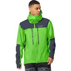 Norrøna Men's Trollveggen Gore-Tex Pro Light Jacket, XL, Classic Green/Cool Black