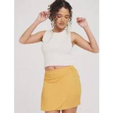 Nelly Kläder Nelly Minikjolar Orange knot side mini skirt Kjolar miniskirts