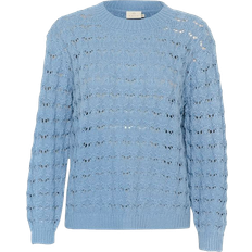 Dam - Denim/Jeanstyg Tröjor Kaffe Kaelena Knit Pullover Dam Blusar
