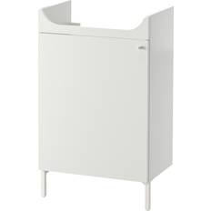 Kommod 50 IKEA NYSJÖN Tvättställsskåp, vit, 50x83
