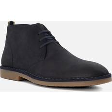 Dune London Men Chukka Boots Dune London Cashed Lace Up Chukka Boots, Navy