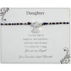 Xpressions Daughter Guardian Angel Bracelet On Beaded String With Envelope Gift Idea
