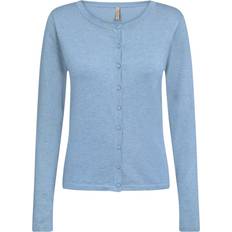 Soyaconcept Cardigans Soyaconcept Dollie Strickjacke - Hellblau