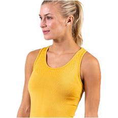 Guld Linnen Casall Seamless Chevron Racerback Yellow