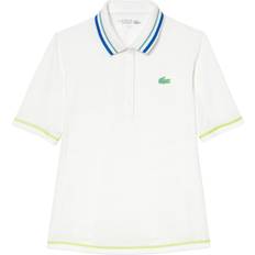 Lacoste Donna Polos Lacoste Polo Flour Female Camiseta de manga corta Padel Blanco