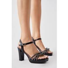 Coast Taylor Diamante Platform Heeled Sandals Black