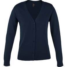 Gold Cardigans Sol's Golden V Neck Cardigan Navy