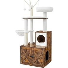 Feandrea 2-in-1 Cat Tree with Litter Box