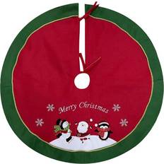 Green Christmas Tree Skirts Santa And Friends Tree Skirt Christmas Tree Skirt