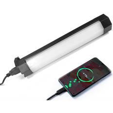 Lighting & Studio Equipment Greenzech LED Light 2 In 1 Wand Power Bank 3000K-6000K WaterProof Portable Handheld Lighting Stick for Photography Studio Video Mobile Phone Camera