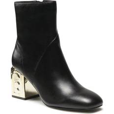 Liu Jo Laarzen Liu Jo Bottines En Cuir Noir