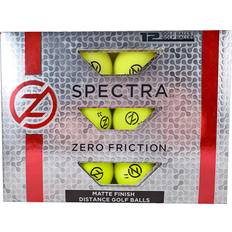 Jaune Balles de golf Zero Friction Lot de 12 Balles De Golf Spectra