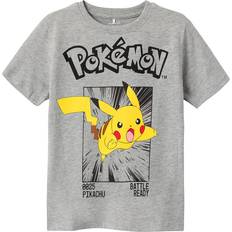 Pokemon Barnkläder Name It T-shirt NkmNoisi Pokémon Noos Grey Melange 13-14 år 158-164 T-shirt