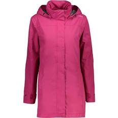 Bekleidung CMP Jacket Snaps Hood Damen pink