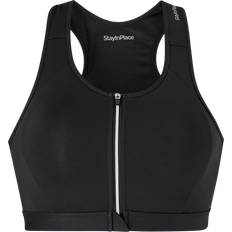 Stay in place Sport-bh Zip Bra Svart