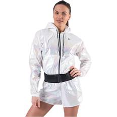 Craft Woman Outerwear Craft Shiny Hood Jacket - Patterned/White