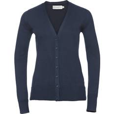 Women - XXS Cardigans Russell V-neck Knitted Cardigan Navy