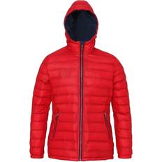 Red/Navy, 2XL- 18 Outdoor Look Womens/Ladies Killin Hooded Quilt Coat Jacket