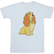 Bekleidung Disney Damen/Damen Lady And The Tramp Lady Spaghetti-Herz-Boyfriend-T-Shirt aus Baumwolle