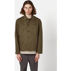 Norse Projects Tyge Overshirt Broken Twill Beech Green