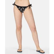 XL Bikini Bottoms Regatta 'Flavia' Side-Tie Swim Bikini Bottoms Black