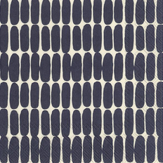 Marimekko Textiles Marimekko 20 Servilletas Alku 33x33 cm Linen-black Negro (33x320cm)