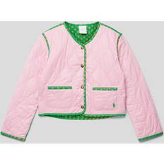 Polo Jackets Children's Clothing Polo Ralph Lauren Teens Steppjacke mit Kontraststreifen in Pink, Größe
