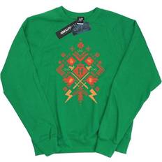 Harry Potter Christmas Wreath Sweatshirt Green