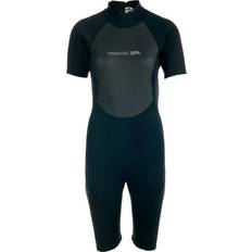 Svømme - & Vannsport Trespass Womens/Ladies Scubadive 3mm Short Wetsuit Black