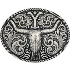 Yellow Belts Montana Silversmiths Strength of Yellowstone Attitude Buckle