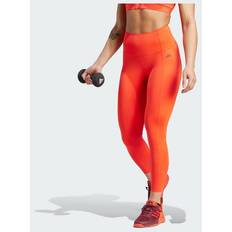 Fitness & Gym - Red Tights Adidas Optime Power 7/8 Leggings - Bright Red