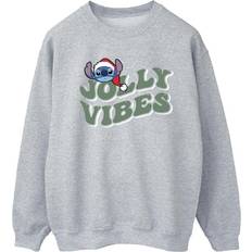 Gensere Disney Herren Lilo & Stitch Jolly Chilling Vibes Baumwoll-Sweatshirt