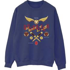 Gold Jumpers Harry Potter Damen/Damen Quidditch Golden Snitch Sweatshirt