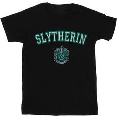 Kleding Harry Potter Damen/Damen Slytherin Wappen Baumwoll-Boyfriend-T-Shirt