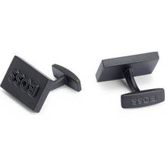 Onyxer Manchetknapper BOSS 50501879-001 Manschettenknöpfe Schwarz Rechteckig