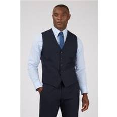 Limehaus Limehaus Navy Slim Fit Waistcoat Navy 44R