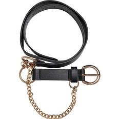Gold - Unisex Belts Urban Classics Synthetic Leather Belt With Chain