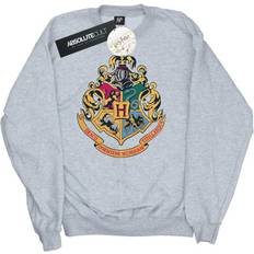 Gold Jumpers Harry Potter Hogwarts Crest Gold Ink Sweatshirt Grey