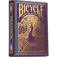 Purple Peacock Playing Cards