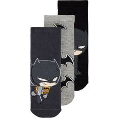 Svarte Sokker Name It 3er-pack Batman Socken Blau 22/24