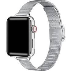 Steel Smartwatch Strap The Posh Tech Blake Stainless Steel Band sizes 42mm/44mm/45mm/49mm