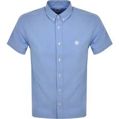 Pretty Green Oxford Short Sleeve Shirt Blue