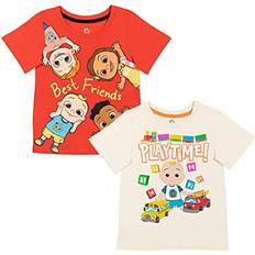 T-shirts CoComelon CoComelon JJ Cody Nico Toddler Boys Pack T-Shirts Infant to Toddler