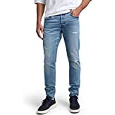 G-Star G-STAR RAW herr Jeans 3301 Slim, Blå Faded Niagara Restored D316-g007 30L