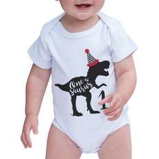 Dinosaurs Jumpsuits Children's Clothing 7 ate 9 Apparel ate Apparel Baby Dinosaur One Birthday Onepiece Black