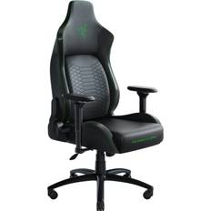 Razer Gaming Chairs Razer Razer Iskur XL Gaming Chair: Ergonomic Lumbar Support System Multi-Layered Synthetic Leather Foam Cushions Engineered to Carry Memory Foam Head Cushion Black/Green